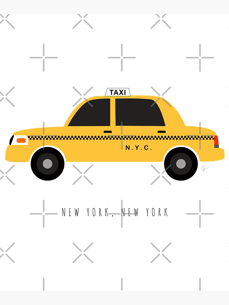 Taxi Cab Tote Bag