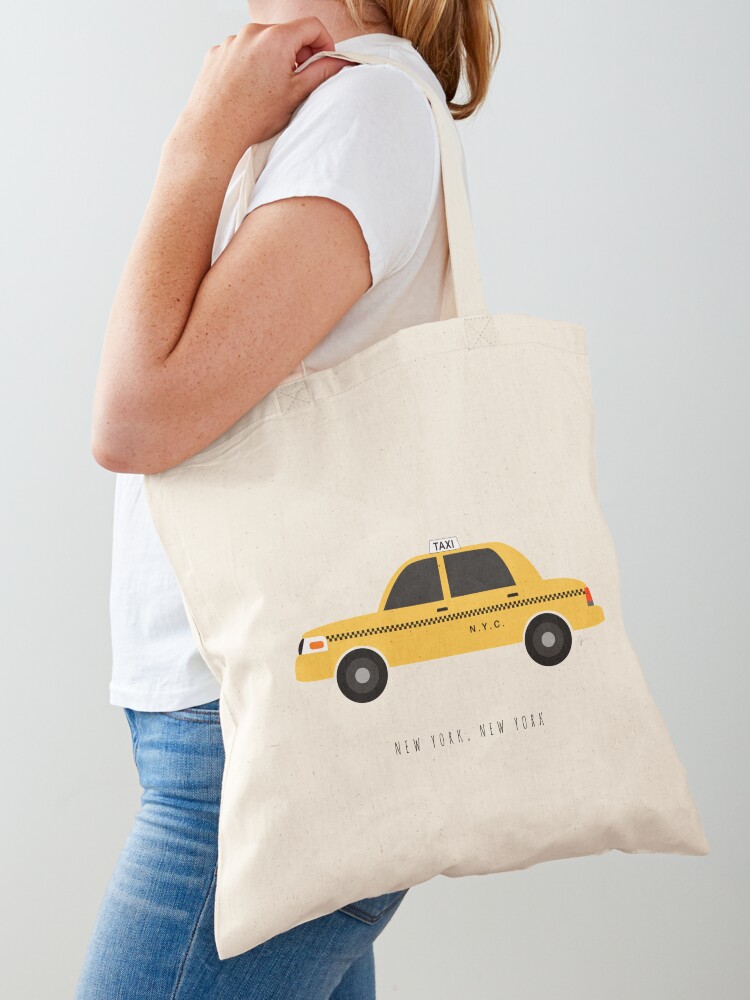 Taxi Cab Tote Bag