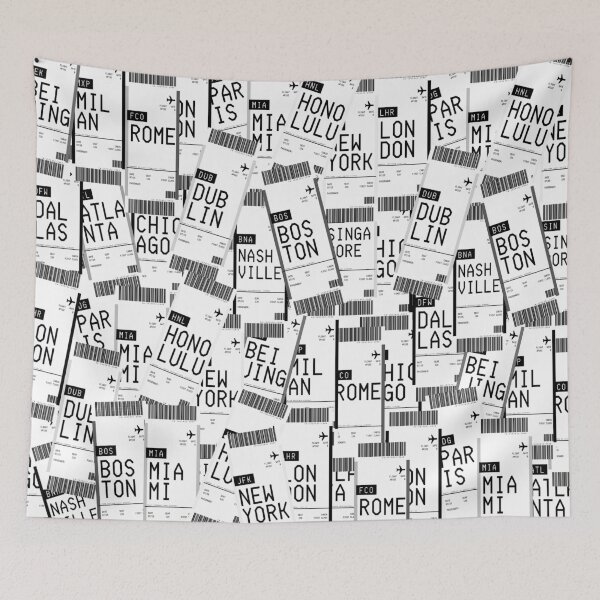 Item preview, Boarding Pass Collage designed and sold by agethegreat.