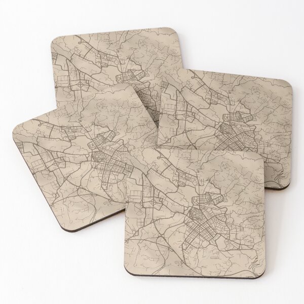 Item preview, Sassari Sepia Map designed and sold by CPTVDesign.