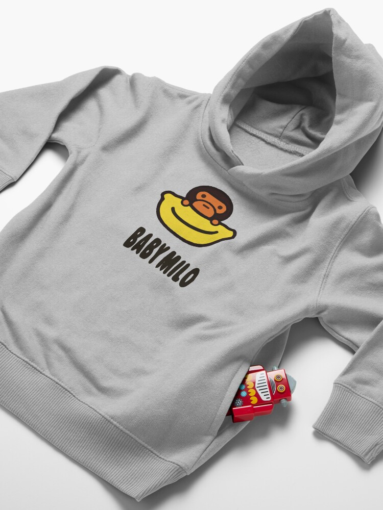 Alternate view of Baby Milo Cute Sticker Toddler Pullover Hoodie