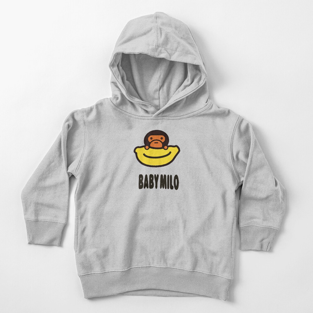 Baby Milo Cute Sticker Toddler Pullover Hoodie