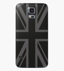 Union Jack Black Case/Skin for Samsung Galaxy