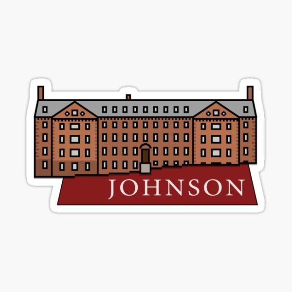 UMass Johnson House Sticker