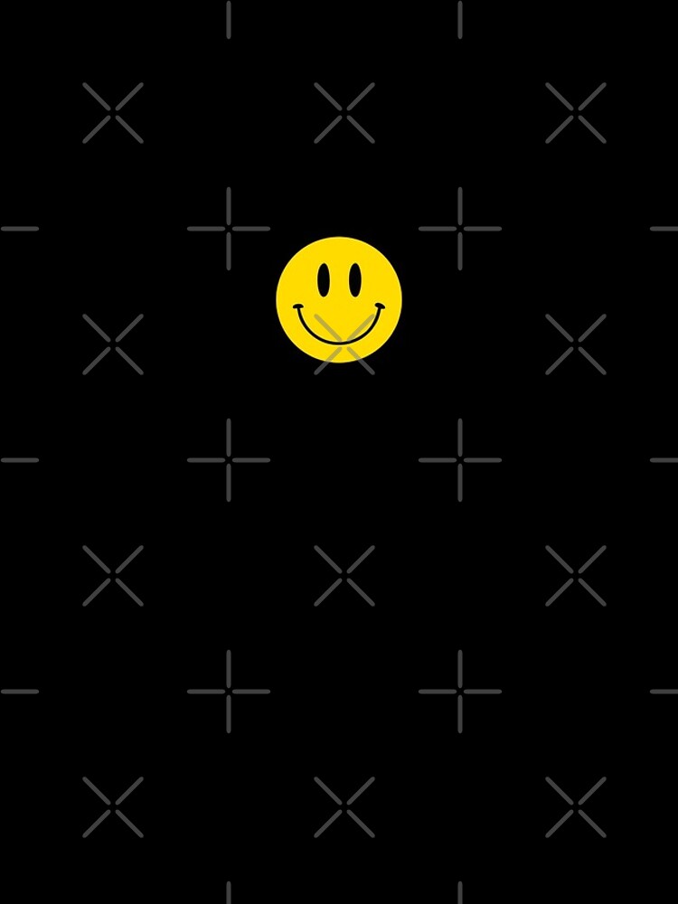 Small | Happy Face | Black | Smiley | by HappyFaceCo