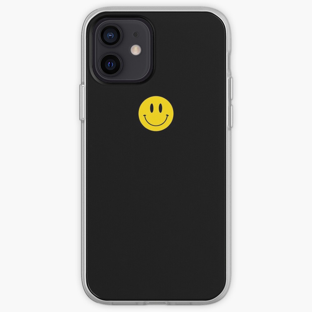 Small | Happy Face | Black | Smiley | iPhone Case & Cover