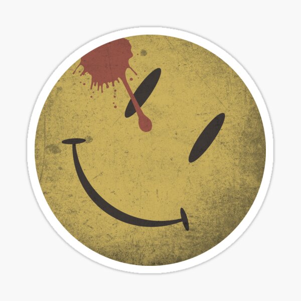 Item preview, Watchmen Comedian Smiley - round designed and sold by John the Craftsman.
