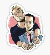 Handcuffs Doodle Sticker