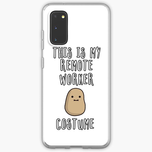 This Is My Potato Remote Worker Costume Samsung Galaxy Soft Case