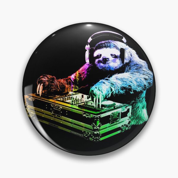 Item preview, DJ Sloth designed and sold by ROBOTFACE T-Shirts.