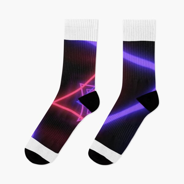 Item preview, Fly through Ultraviolet Glowing Neon Triangle Black Light Tunnel designed and sold by IncrediVFX.