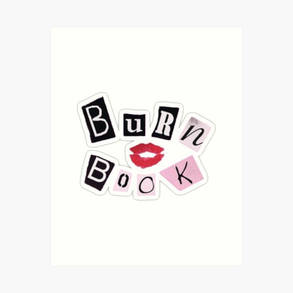 The Burn Book Sticker for Sale by DesignsByAmyV