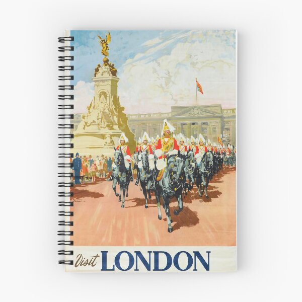 Artikelvorschau, Visit London vintage travel poster entworfen und verkauft von stickart-marek.