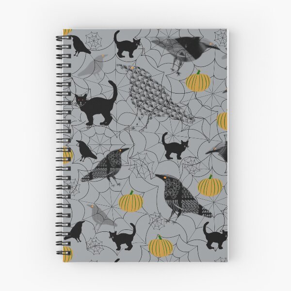 Item preview, Cuervos, gatos negros y telarañas: diversión de Halloween designed and sold by GargoyleSentry.