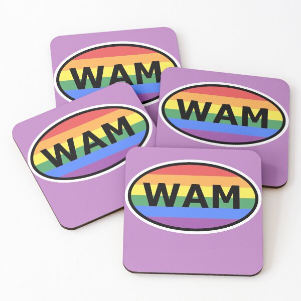 Item preview, WAM Pride Oval Euro Car Sticker  designed and sold by Wamlanta.