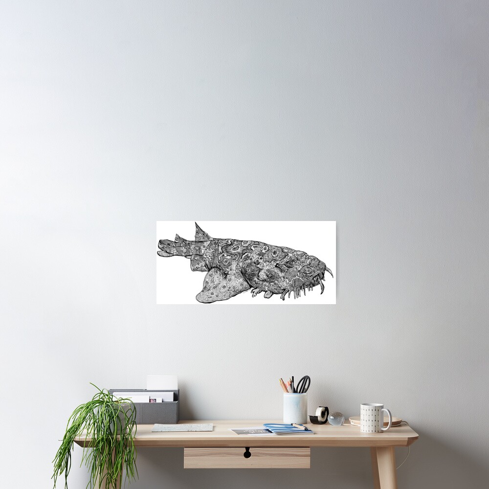 Penelope the Wobbygong Shark Poster