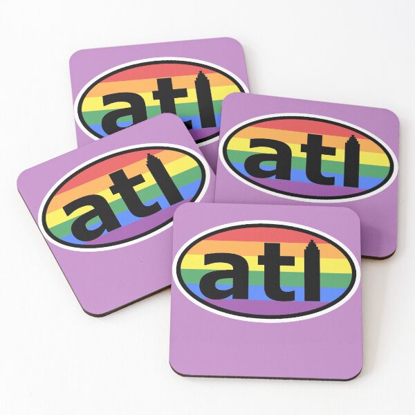 Item preview, ATL Pride Oval Euro Car Sticker  designed and sold by Wamlanta.