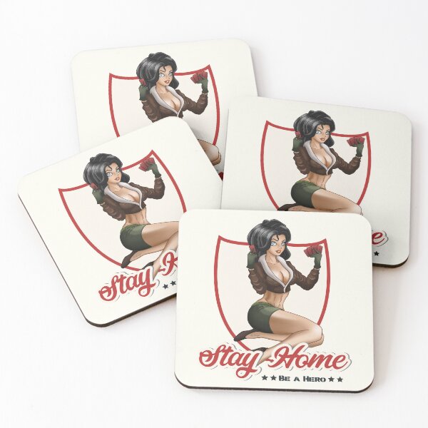 Item preview, Pin up pilot girl designed and sold by Sucursal Garabatos.