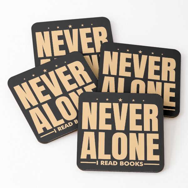 Item preview, Never Alone - I Read Books designed and sold by SiGo Apparels.