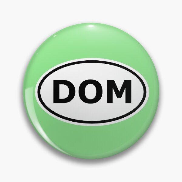 Item preview, DOM, Dominatrix, Oval Euro Car Sticker  designed and sold by Wamlanta.