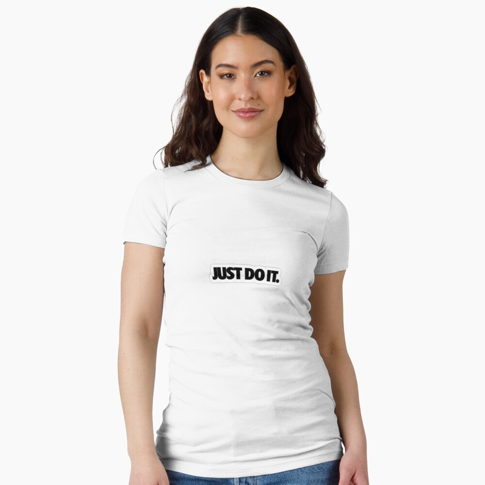 nike graphic tees with sayings women