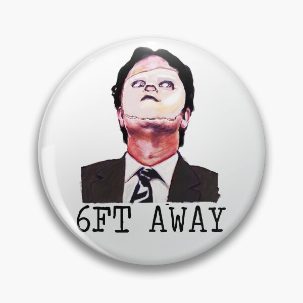 Item preview, dwight 6ft feet social distancing designed and sold by OwlFilter.