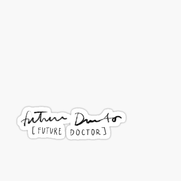 Vista previa del artículo con la obra «futuro médico», diseñado y vendido por hi-gnat.