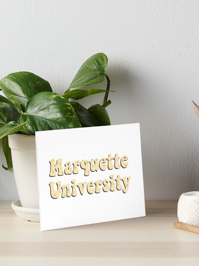 Groovy Starry Marquette U Art Board Print By Mu Rah Rah Redbubble