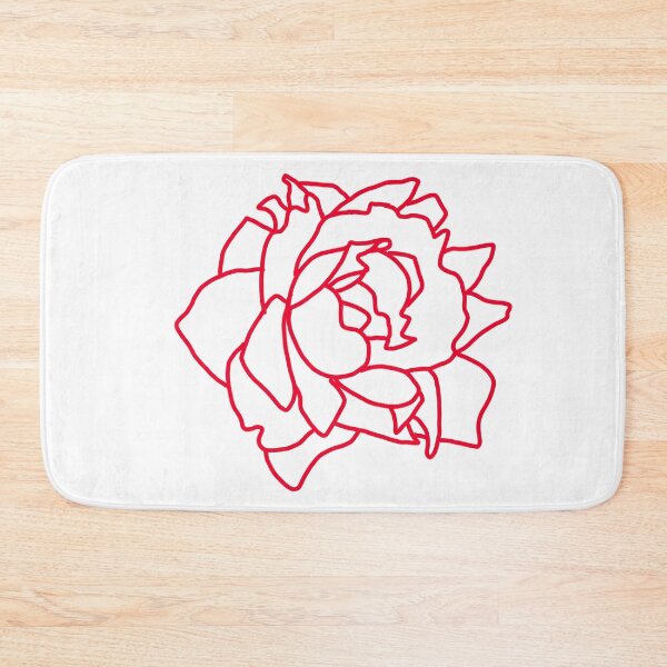 Item preview, Rose Flower Outline designed and sold by Katelyn Wollschlager.