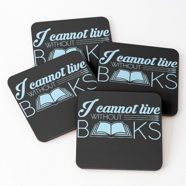 Item preview, I Cannot Live Without Books - Book Nerd Gift designed and sold by SiGo Apparels.