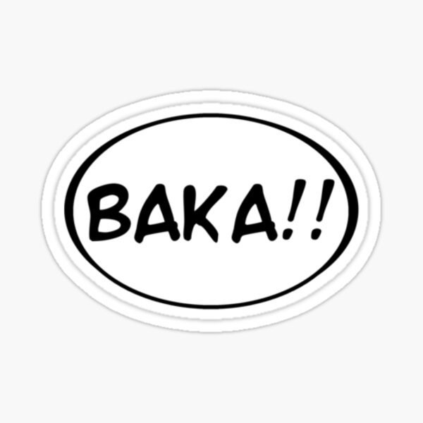 Item preview, Baka!! Anime Sticker designed and sold by tsumikikinnie.