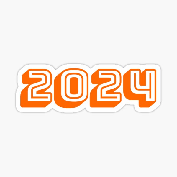 "Class of 2024" Sticker by hmiller013 Redbubble
