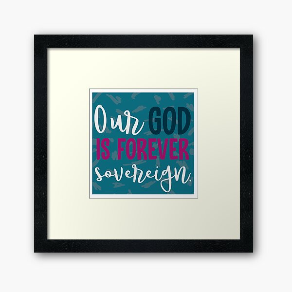 Vista previa del artículo con la obra «Dios es soberano», diseñado y vendido por tayjones96.