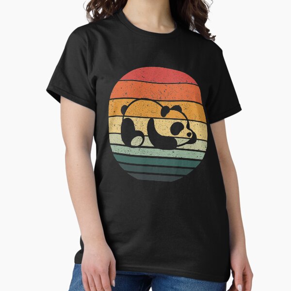 Vista previa del artículo con la obra «Panda Retro Antiguo», diseñado y vendido por RamizHusic.