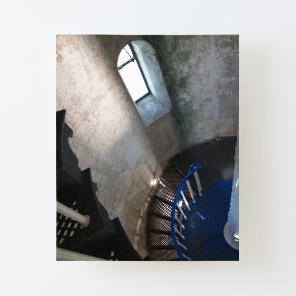 South Solitary Island Lighthouse Spiral Staircase Canvas Mounted Print
