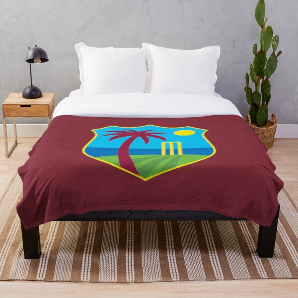 West Indies Cricket Throw Blanket