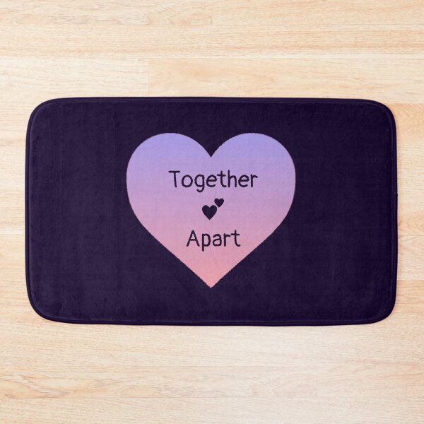 Item preview, Together Apart Heart (purple/pink) designed and sold by Amanda1775.