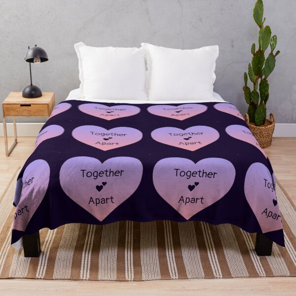 Item preview, Together Apart Heart (purple/pink) designed and sold by Amanda1775.