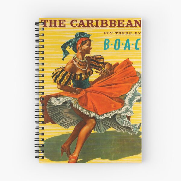 Item preview, The Caribbean vintage travel poster designed and sold by stickart-marek.