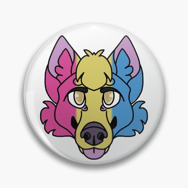Item preview, Pansexual Pride Wolf  designed and sold by moonulo.