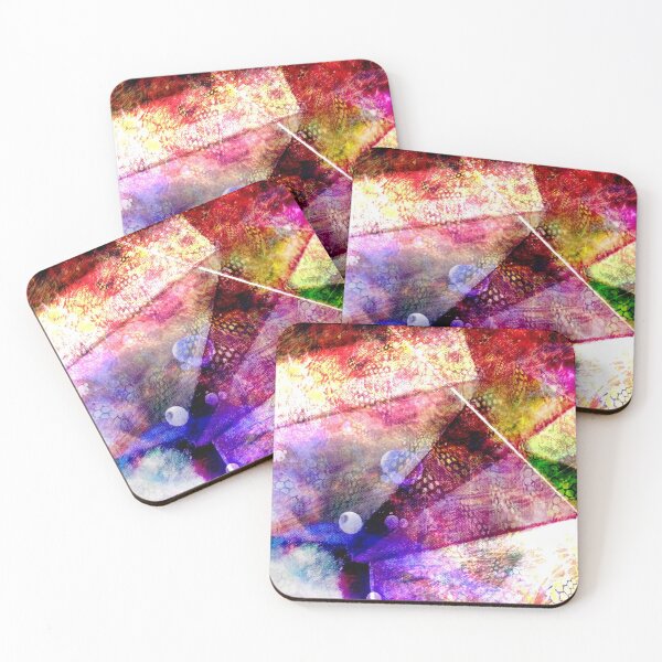 Item preview, Abstract Rainbow Fractal and Colorful Geometric Shapes designed and sold by IncrediVFX.