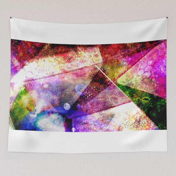 Item preview, Abstract Rainbow Fractal and Colorful Geometric Shapes designed and sold by IncrediVFX.