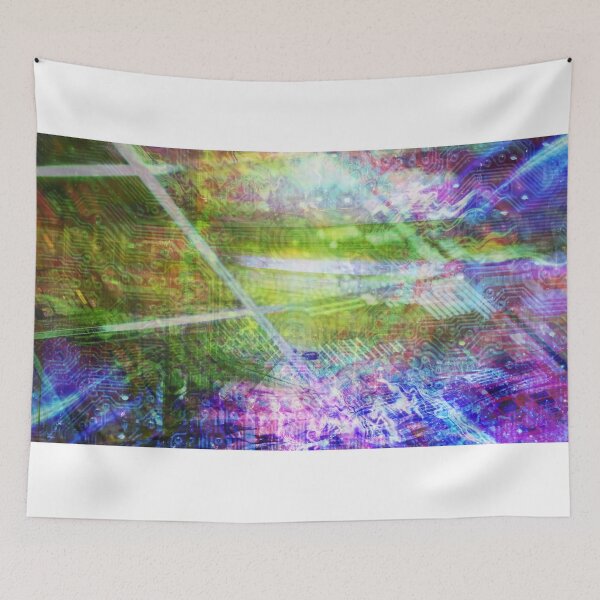 Item preview, Circuit CPU Chips on Abstract Electric Fractal designed and sold by IncrediVFX.