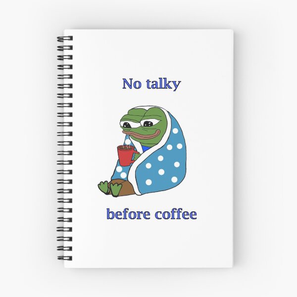 Item preview, no talky before coffee designed and sold by moonman1232141.