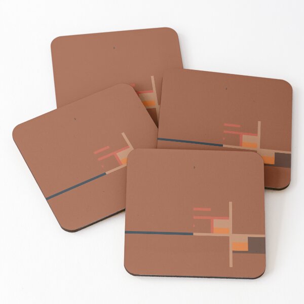Item preview, Of Shapes Offset in Mocha... designed and sold by EphydriadDesign.