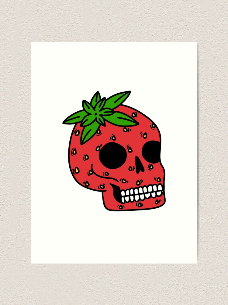 Death Of A Strawberry Art Print By Rennyjogers Redbubble