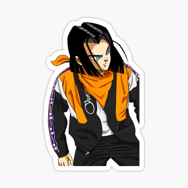 Android 17 Stickers Redbubble - android 17 roblox shirt