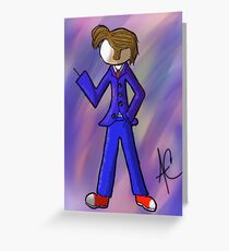 The Tenth Doctor Greeting Card