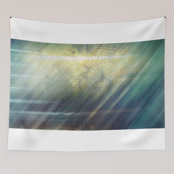 Item preview, Spiral Stairway to Heaven in Cloudy Sky with Light Rays designed and sold by IncrediVFX.