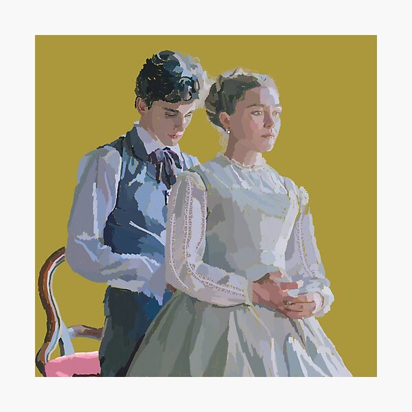 Item preview, Little Women directed by Greta Gerwig (2019) Illustrated Print designed and sold by pinkpostage.